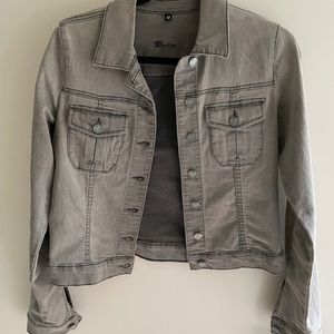 Grey denim jacket